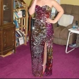 Sequin prom dress